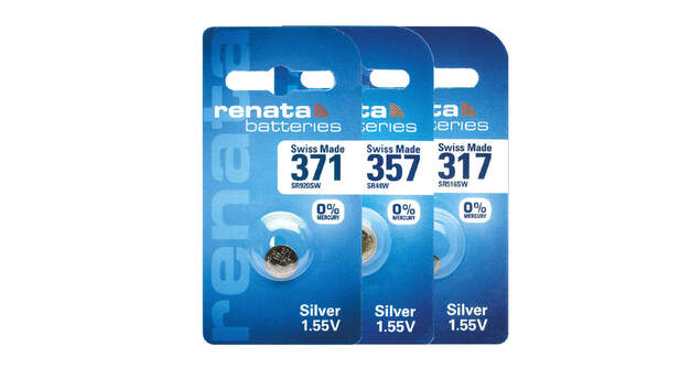 Renata 371 Battery. Pack of 10 – Continental Jeweler's Supply